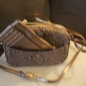 Leather crossbody